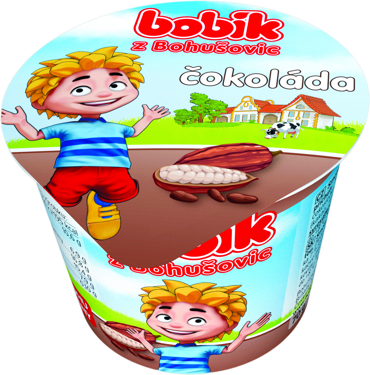 Bobík Smetanový krém čoko chlaz. 10 x 70 g