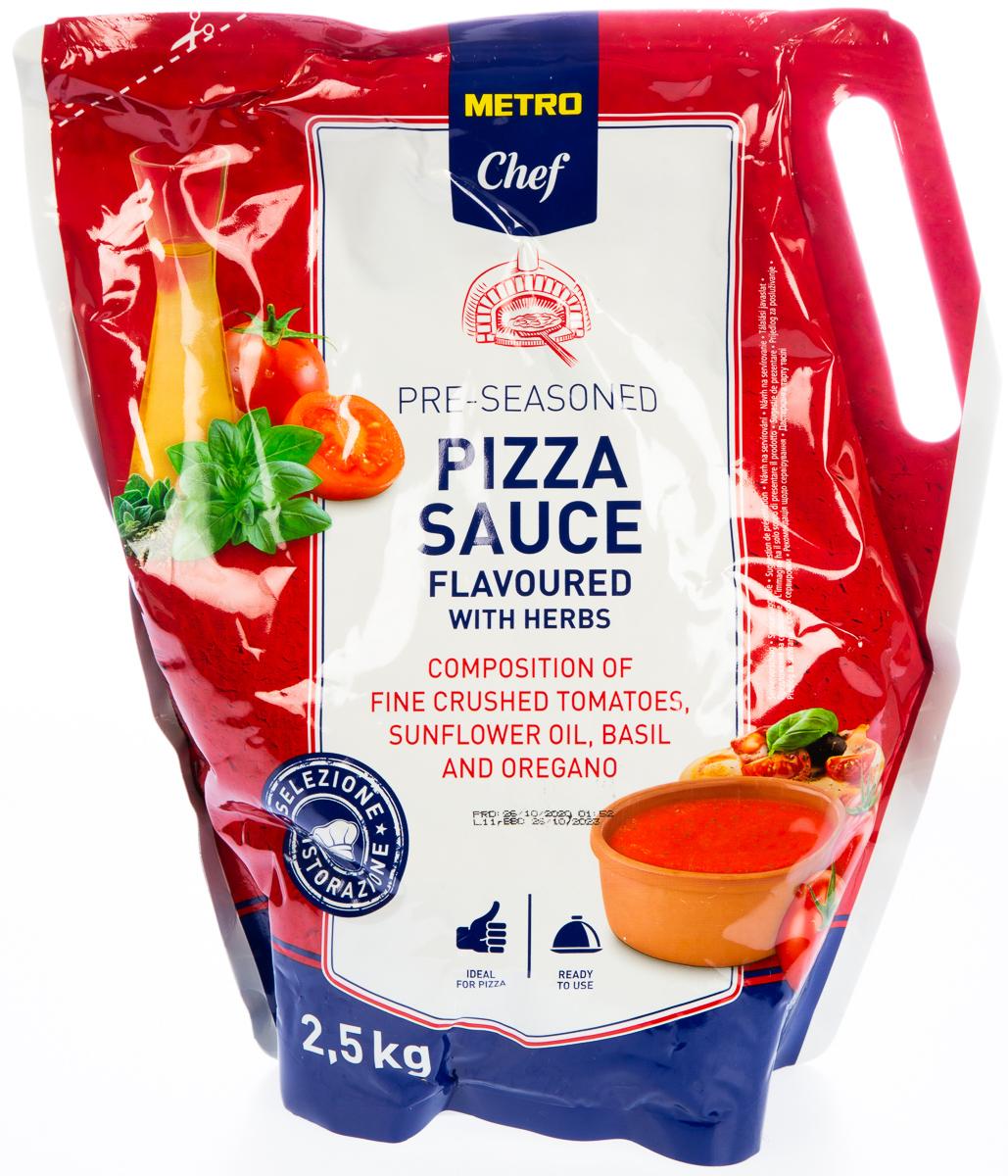METRO Chef Omáčka na pizzu - bylinky 2,5 kg