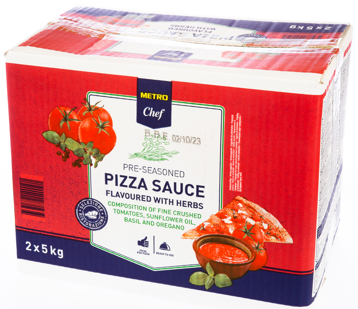 METRO Chef Omáčka na pizzu - bylinky 2 x 5 kg