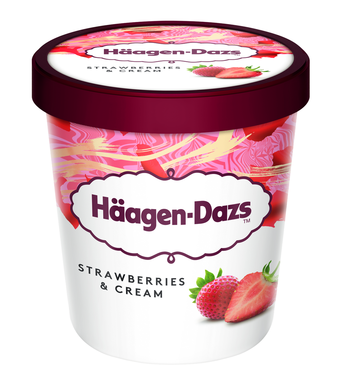 Häagen-Dazs Zmrzlina Strawberry Cream mraž. 460 ml