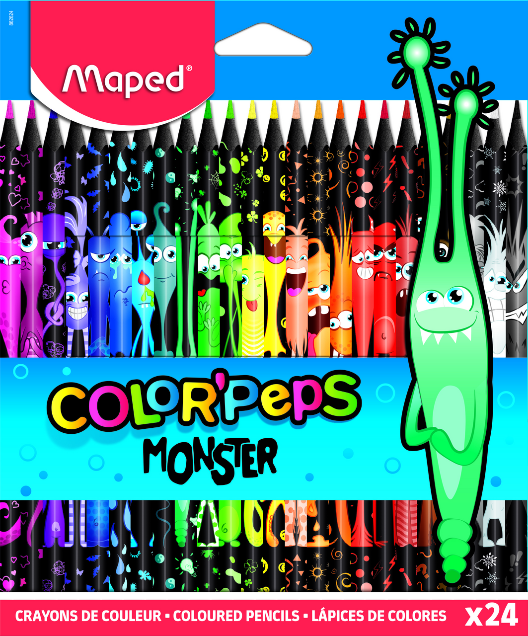 Maped MONSTER Pastelky 24 ks