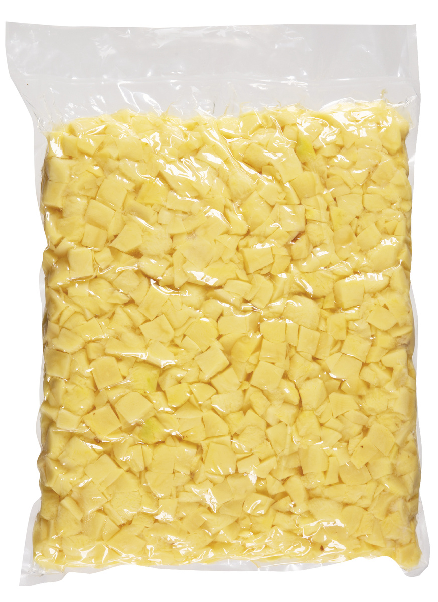 METRO Chef Brambory syrové oloupané kostky 2 x 2cm SK chlaz. 5 kg