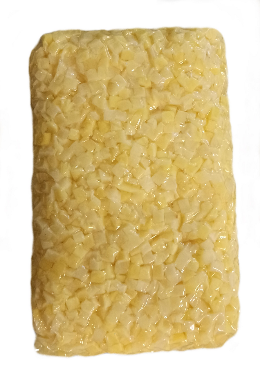 METRO Chef Brambory syrové oloupané kostky 1 x 1 cm SK chlaz. 5 kg