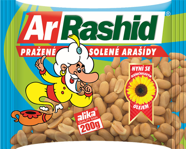 ArRashid Arašídy pražené solené 6 x 200 g