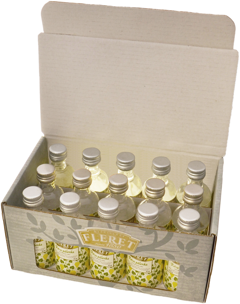 FLERET Réva Pálenka mini 40 % 15 x 50 ml