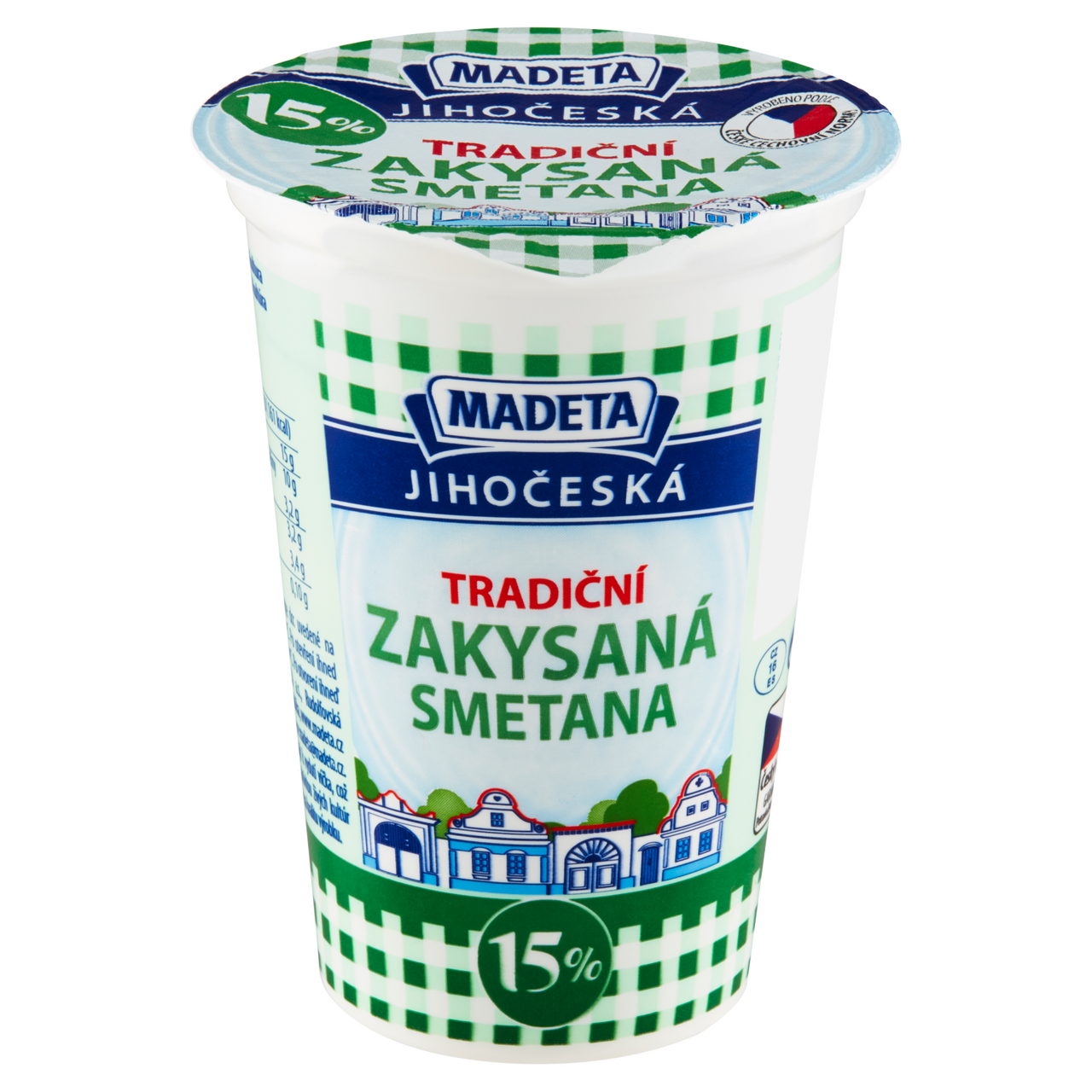 MADETA Jihočeská zakysaná smetana 15% 10 x 180 g