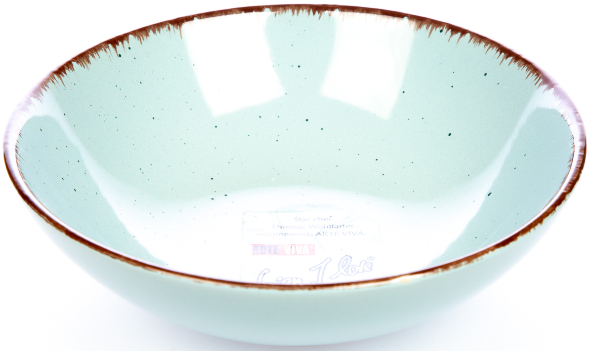 ARTE VIVA Miska Puro tyrkysová 18,5 cm kamenina 1 ks