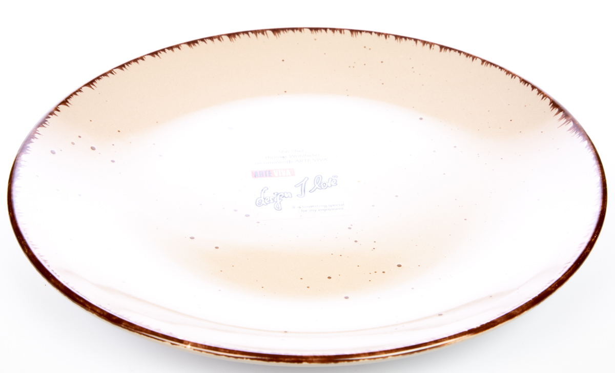 ARTE VIVA Talíř mělký Puro 26,5 cm béžový 1 ks