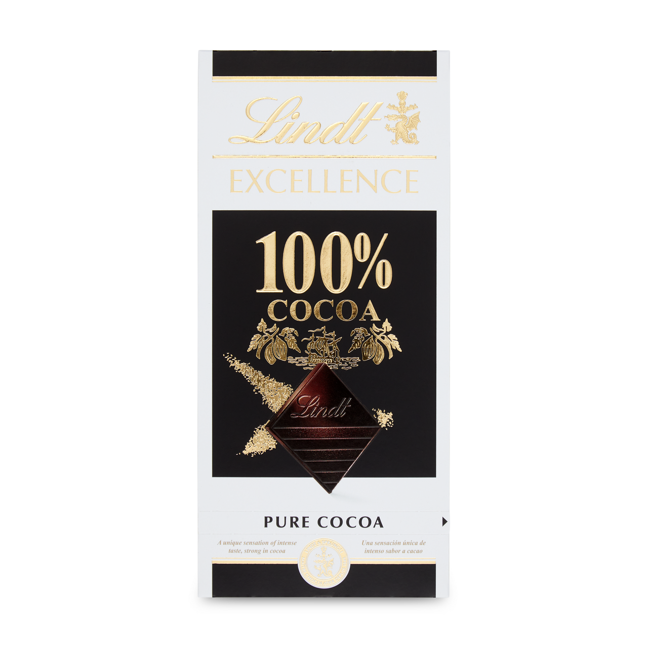 Lindt Excellence Cacao Pur Čokoláda 100% cocoa 50 g