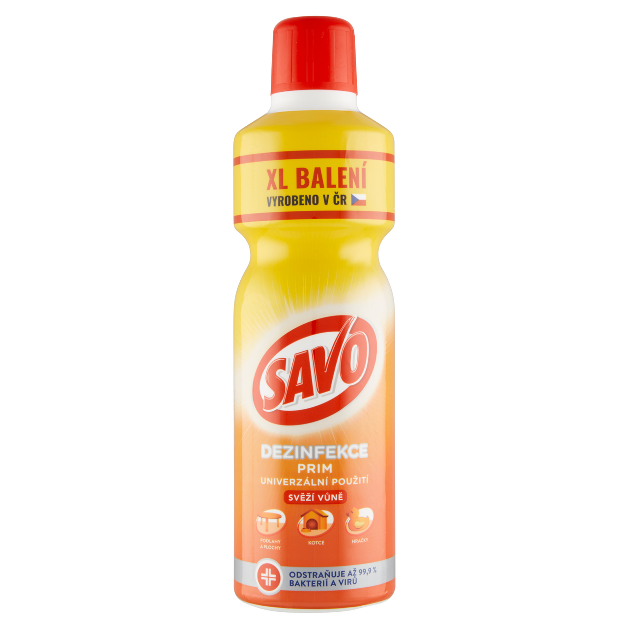 SAVO Prim svěží vůně dezinfekce 1,2 l