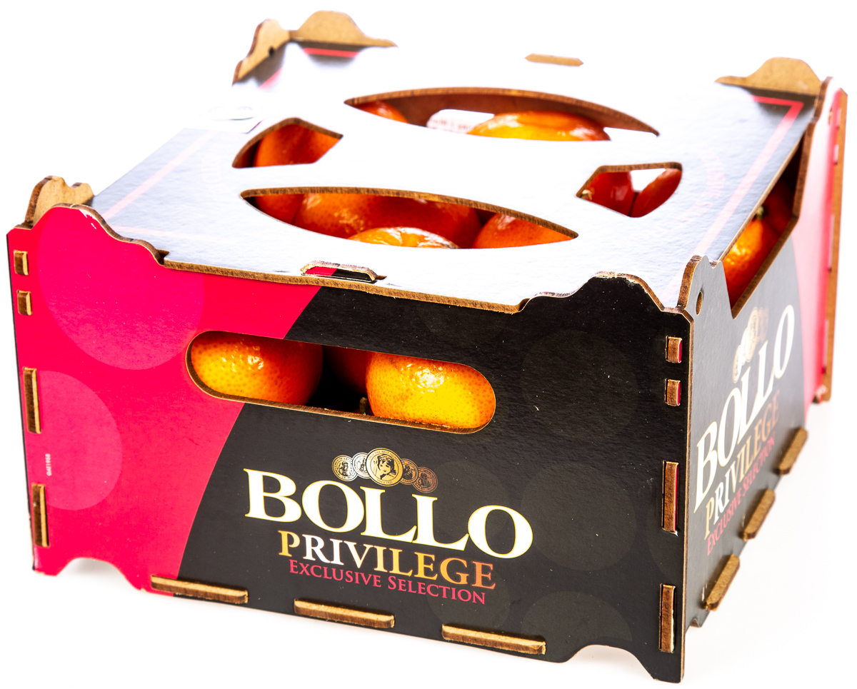 Mandarinky Nadorcot Bollo 1/2 I. čerstvé 1,5 kg dřevěná bedna