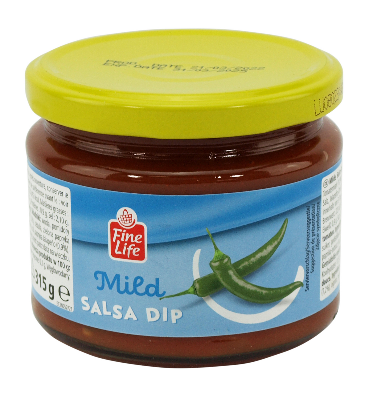 Fine Life Salsa Dip mild spiced 315 g