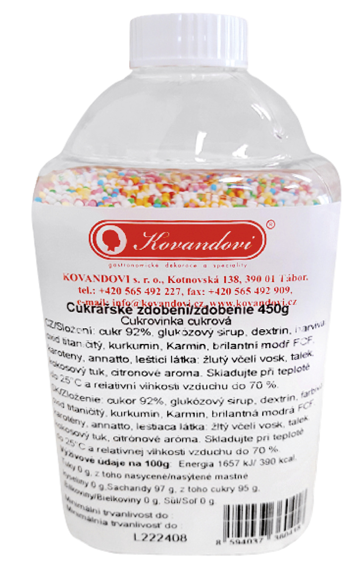 KOVANDOVI Cukrový posyp - Máček 450 g