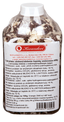 KOVANDOVI Cukrový posyp - šupinky 450 g