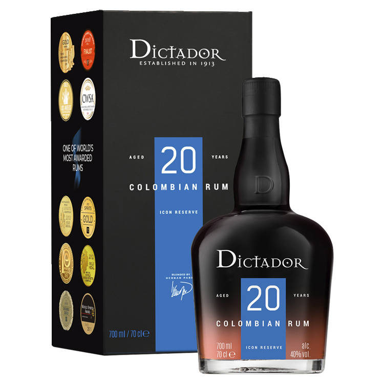 DICTADOR 20yo 40 % 3 x 700 ml
