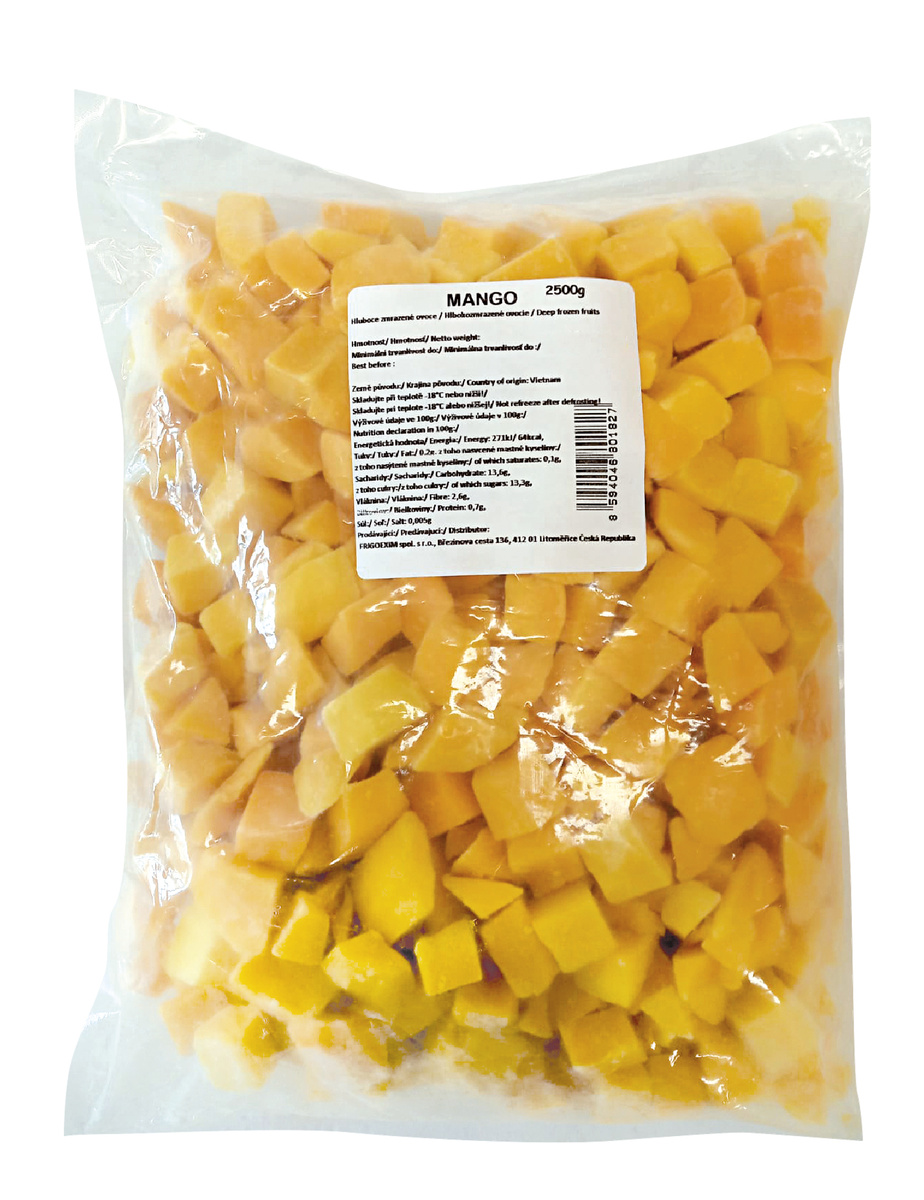 Mango kostky mraž. 2,5 kg
