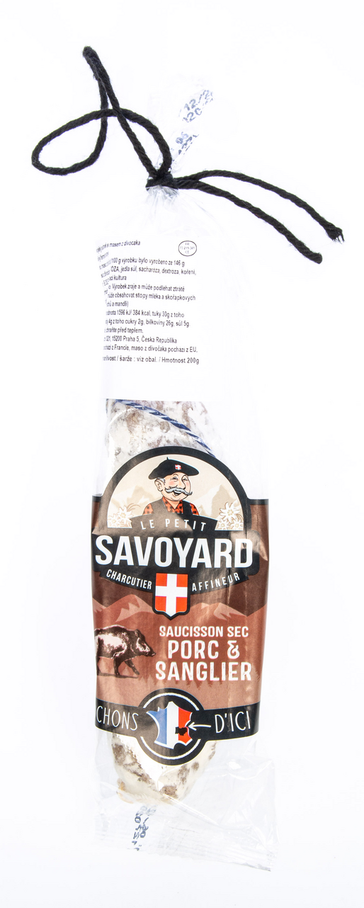 Savojský salám s masem z divočáka chlaz.  200 g