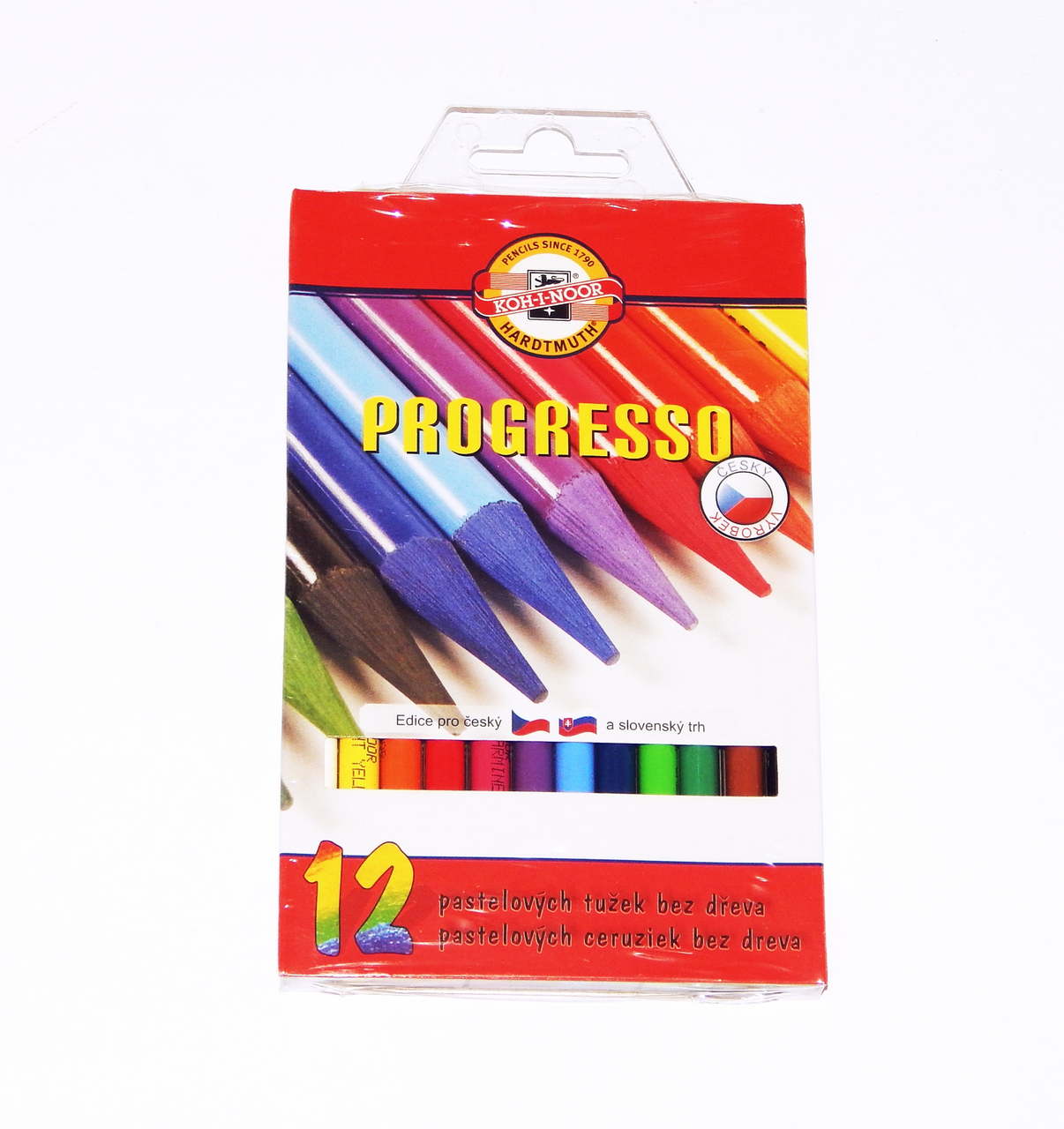 Pastelky Progresso KOH-I-NOOR 12 ks