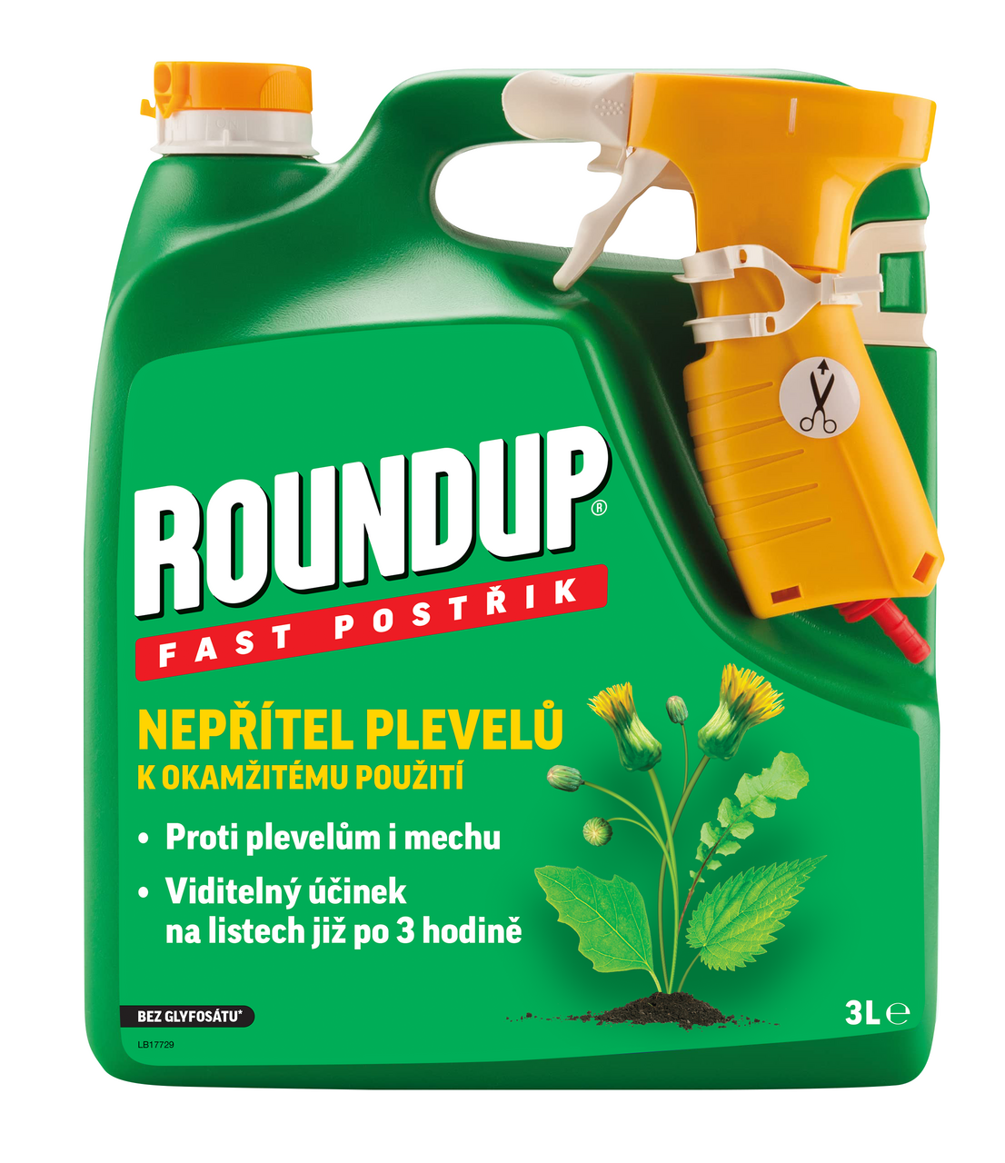 ROUNDUP Fast postřik 3 l