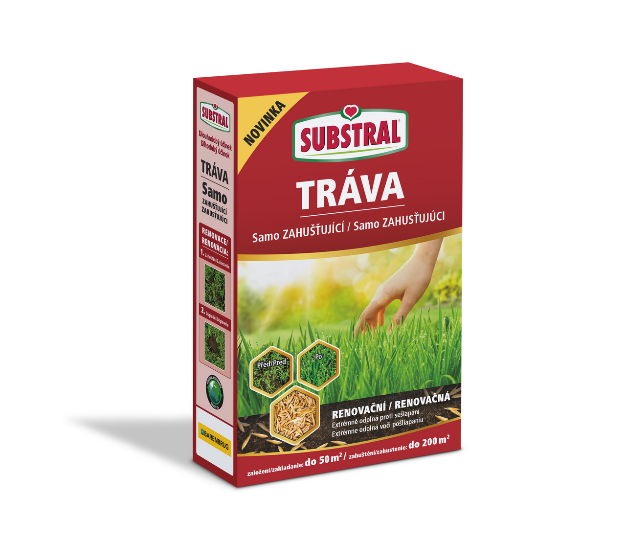 Travní směs Substral Renovační proti sešlapání 1 kg (do 50/200m2) 1 ks