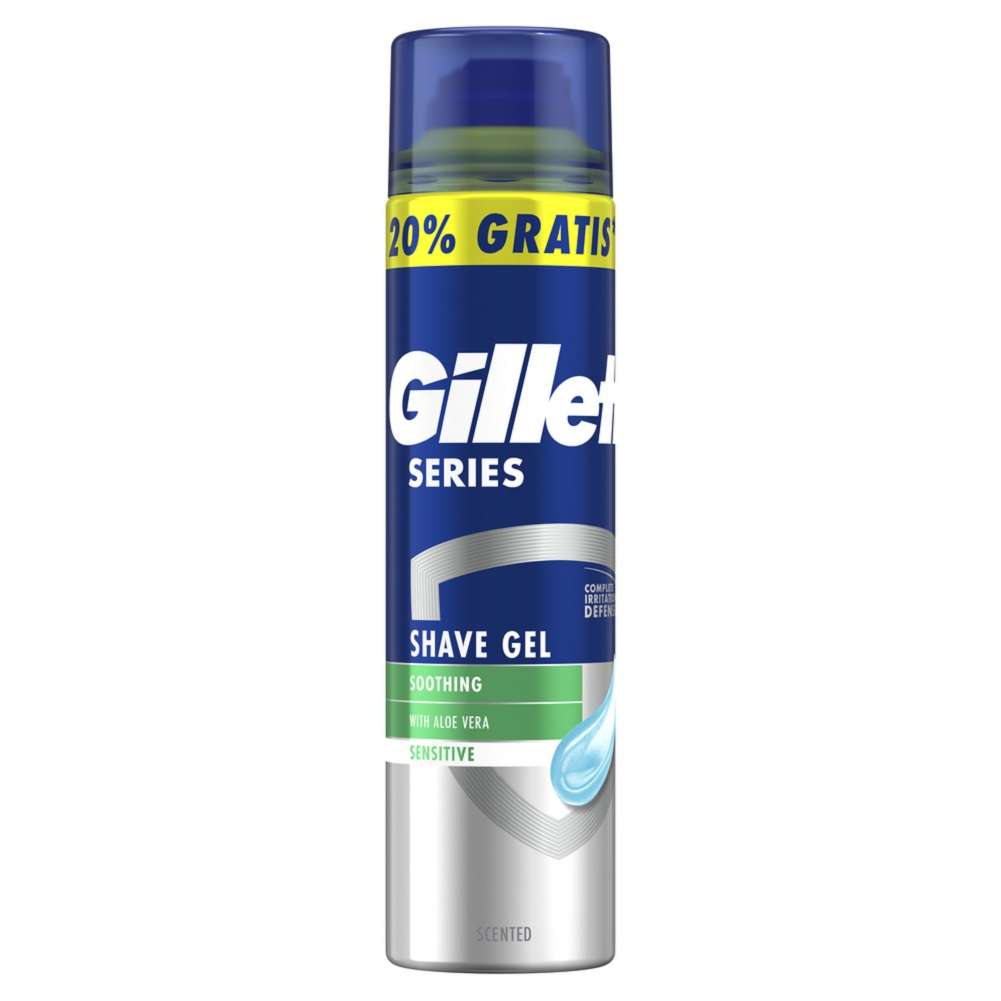 Gillette Series Sensitive Gel na holení 240 ml
