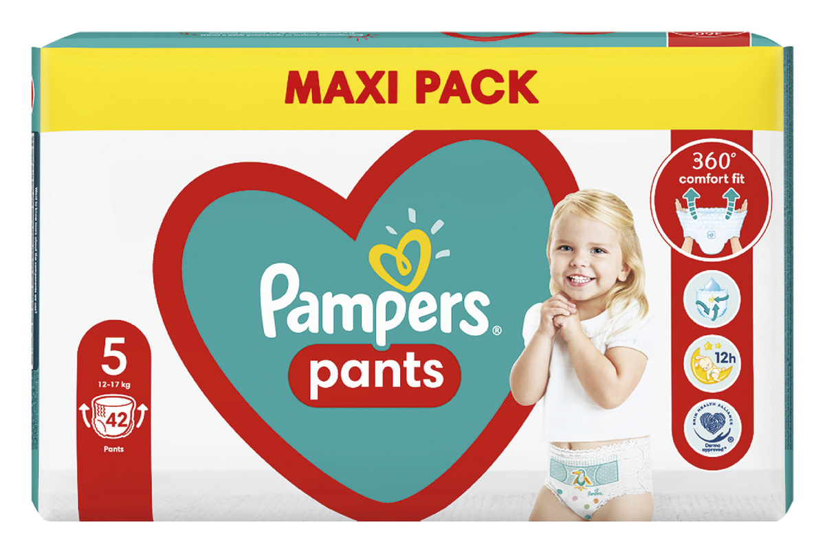 Pampers Pants Plenky velikost 5 (12 kg-17 kg) 42 ks