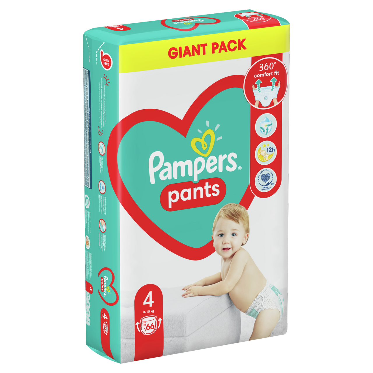 Pampers Pants Plenky velikost 4 (9 kg-15 kg) 66 ks Giant Pack