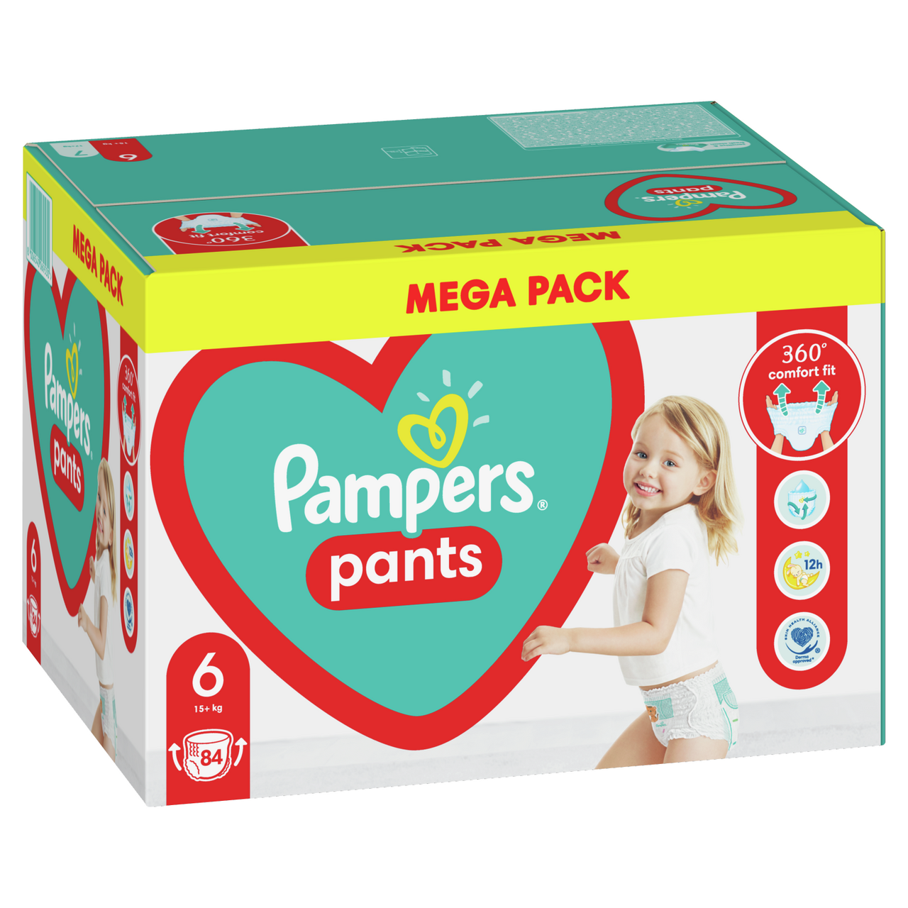 Pampers Pants Plenky velikost 6 (15 kg+) 84 ks Mega Pack