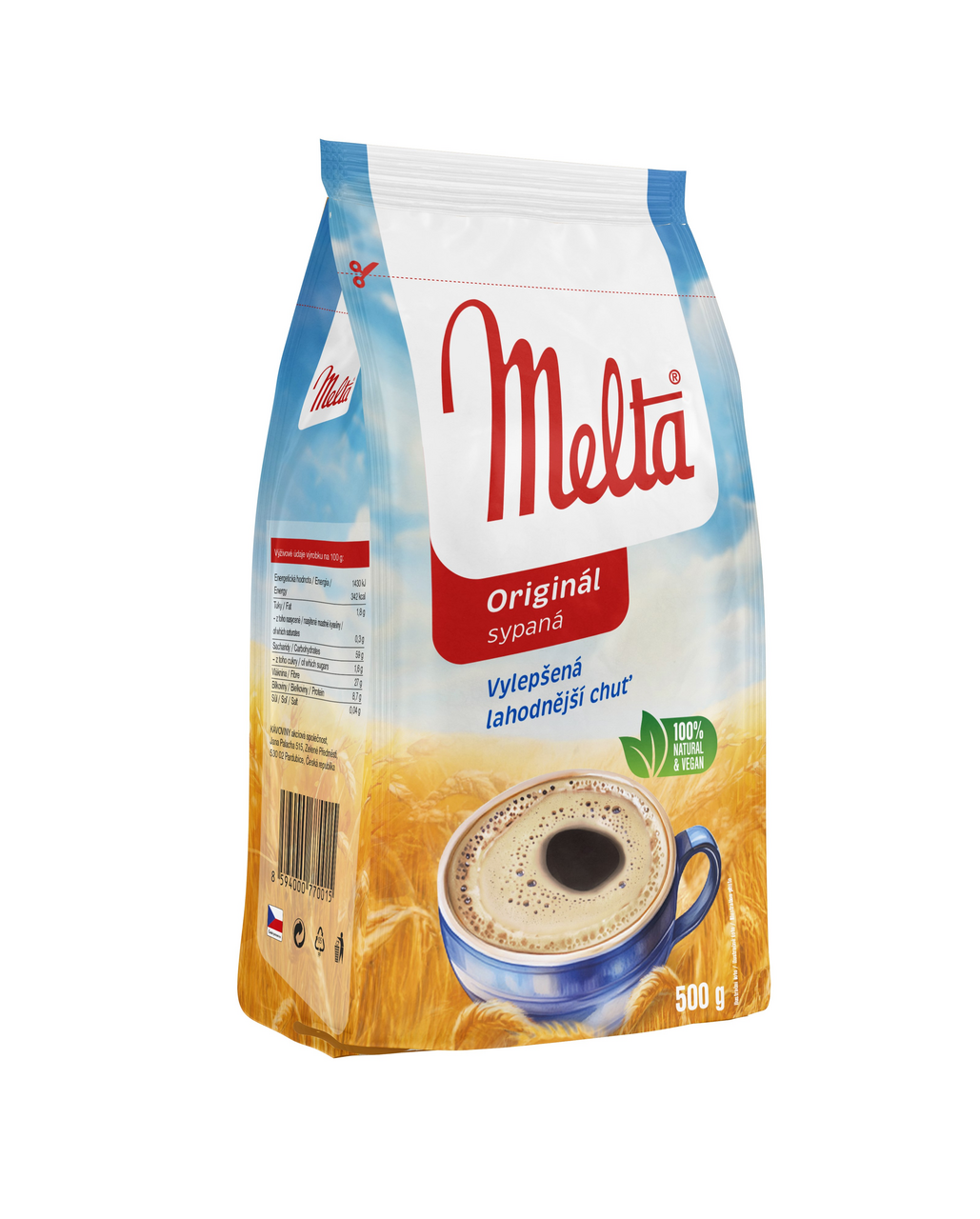 Melta mletá pražená kávovinová směs 500 g