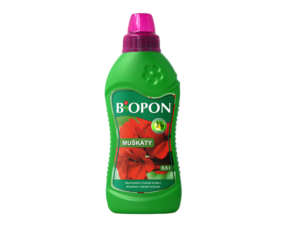 NOHEL-GARDEN BIOPON Hnojivo na muškáty 500 ml