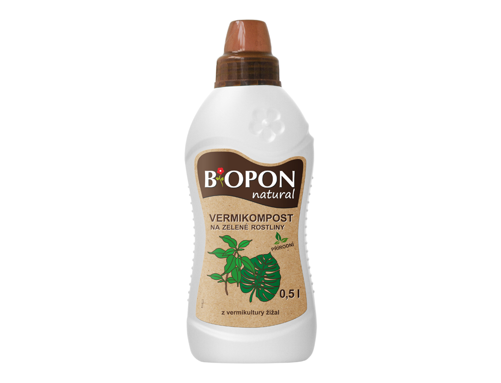NOHEL-GARDEN BIOPON Vermikompost zelené rostliny Natural 500 ml
