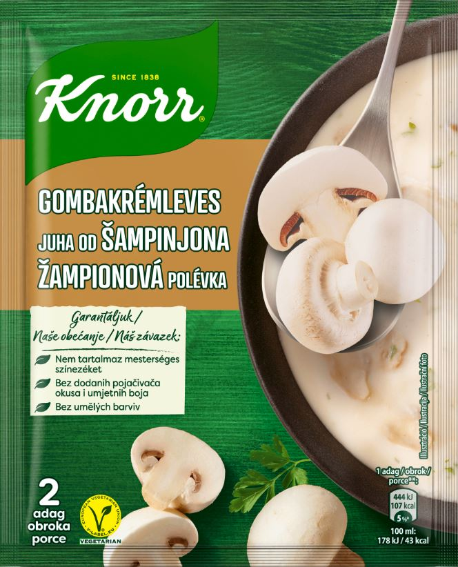 Knorr Polévka krémová žampionová (2 porce) 45 g