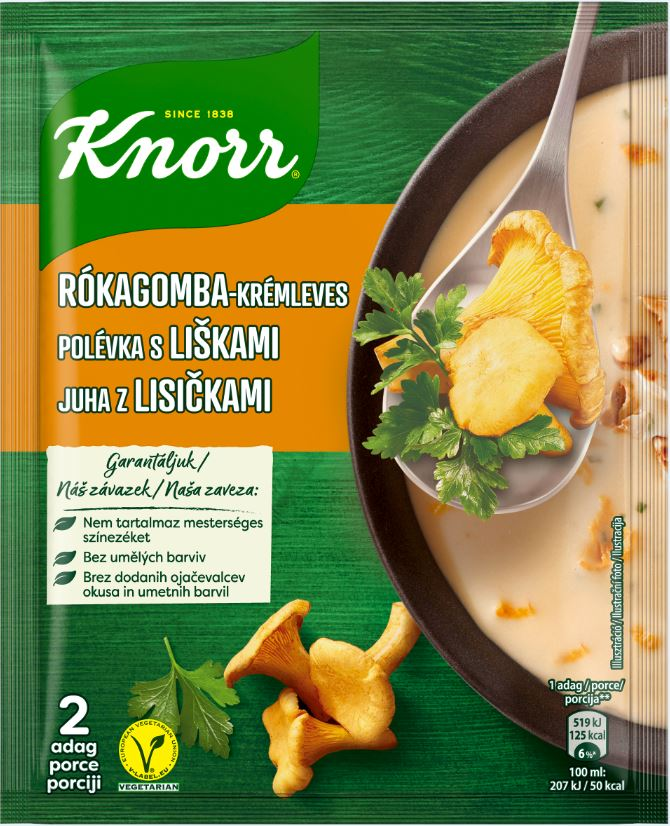 Knorr Polévka krémová s liškami (2 porce) 56g