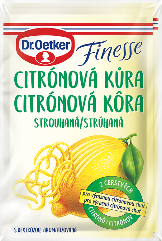Dr. Oetker Finesse Citrónová kůra 2 x 6 g