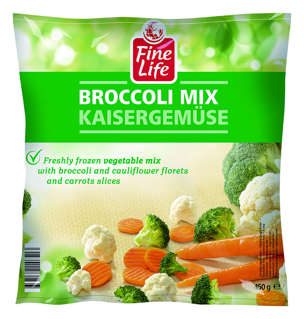 Fine Life Směs s brokolicí mraž. 450 g