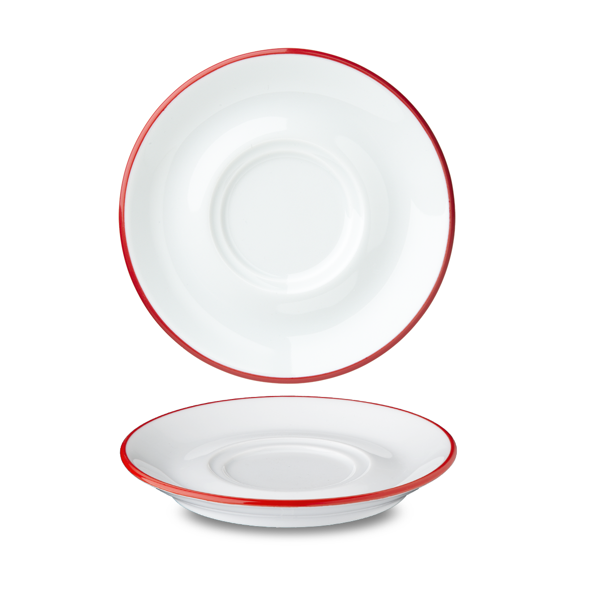 Podšálek Princip 12 cm černý 6 ks