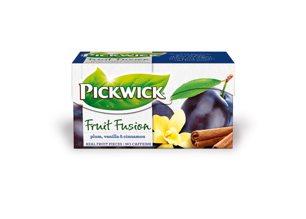 PICKWICK Fruit Fusion Čaj ovocný švestky s vanilkou 12 x 40 g