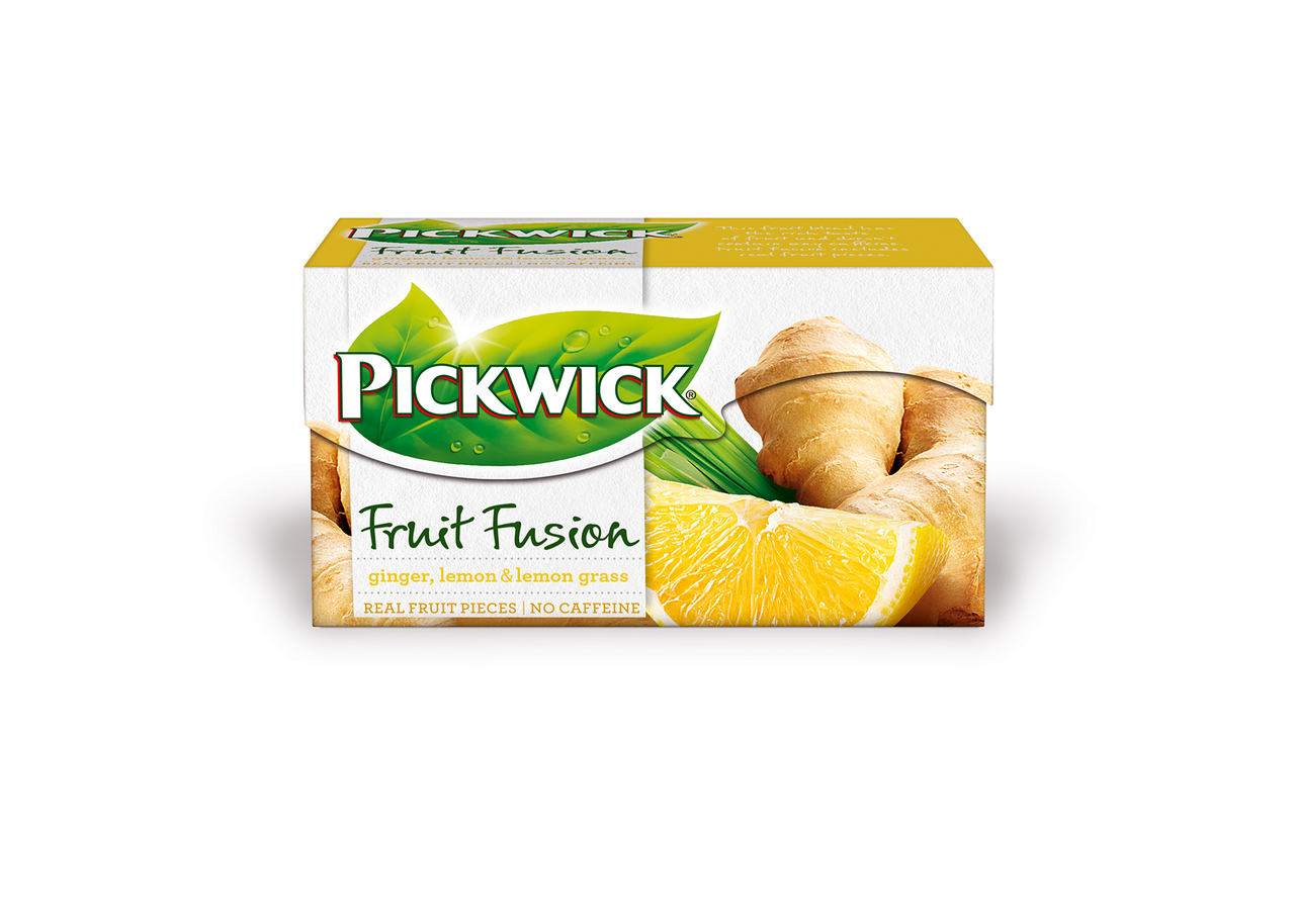 PICKWICK Čaj ovocný zázvor s citronovou trávou 12 x 40 g