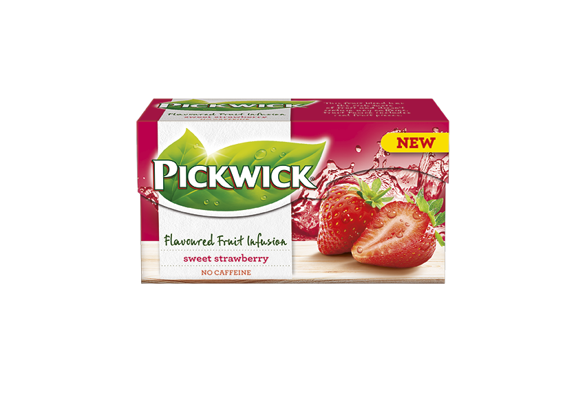 PICKWICK Čaj ovocný jahoda 12 x 40 g