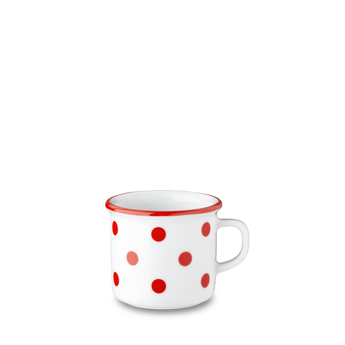 G.Benedikt Hrnek RETRO 80 ml červený porcelán 1 ks