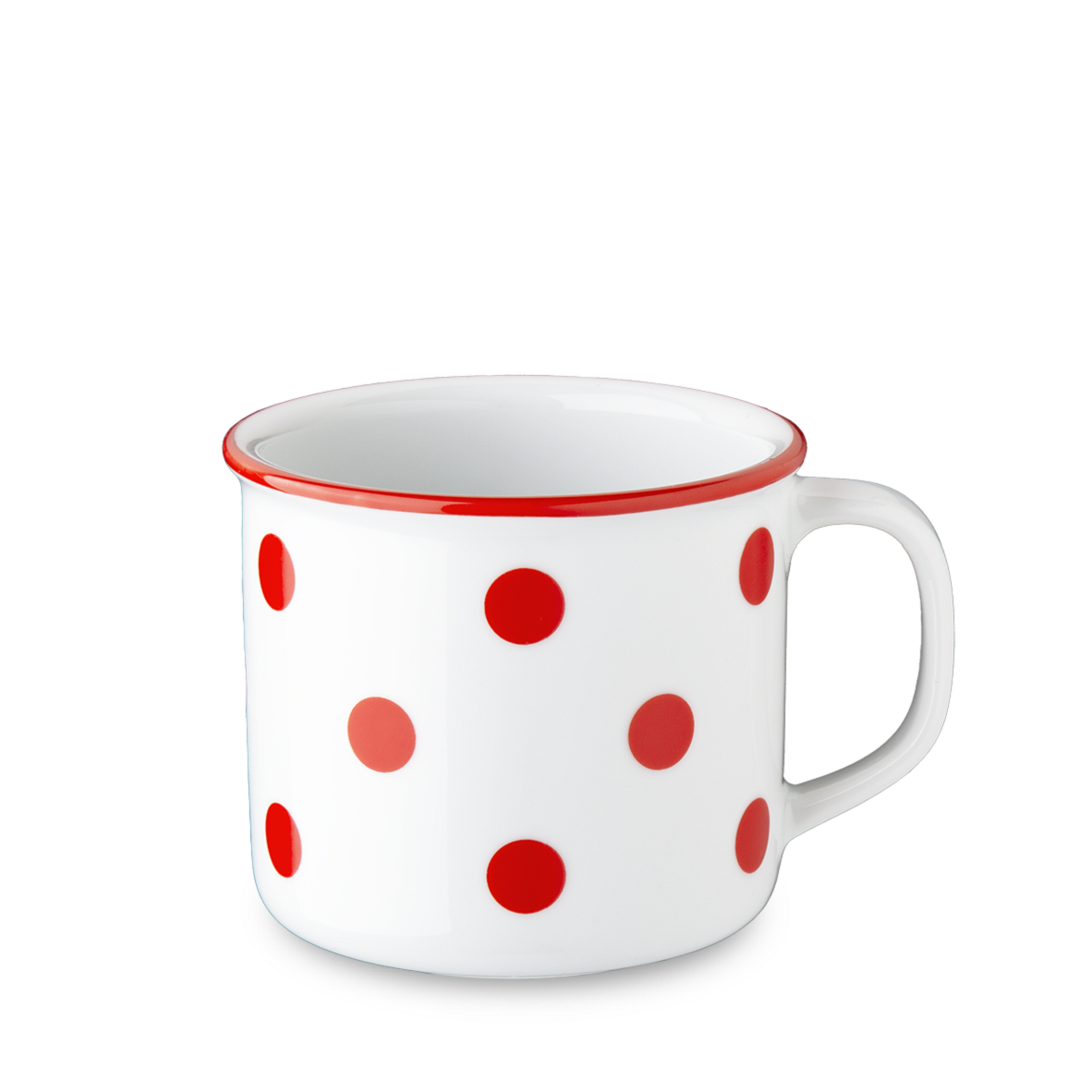 G.Benedikt Hrnek RETRO 350 ml červený porcelán 1 ks