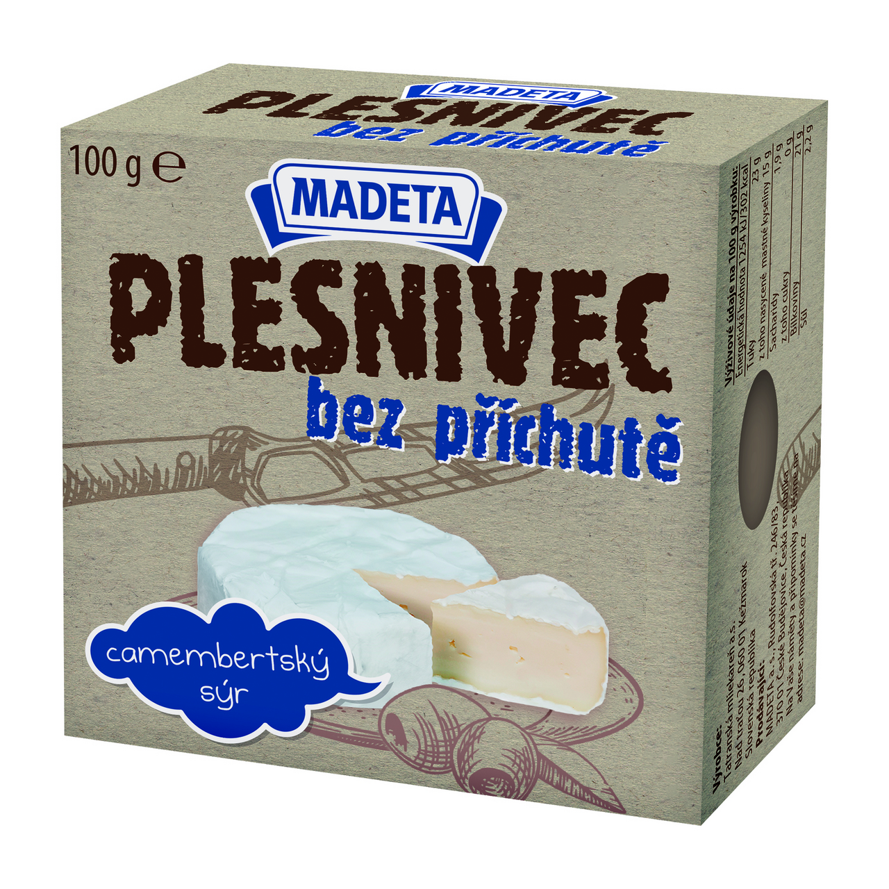 MADETA Plesnivec Sýr chlaz. 100 g