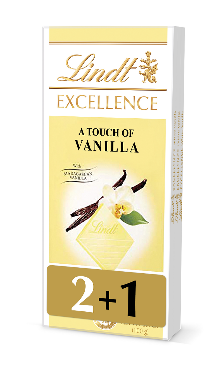 Lindt Excellence Čokoláda white vanilla 3 x 100 g