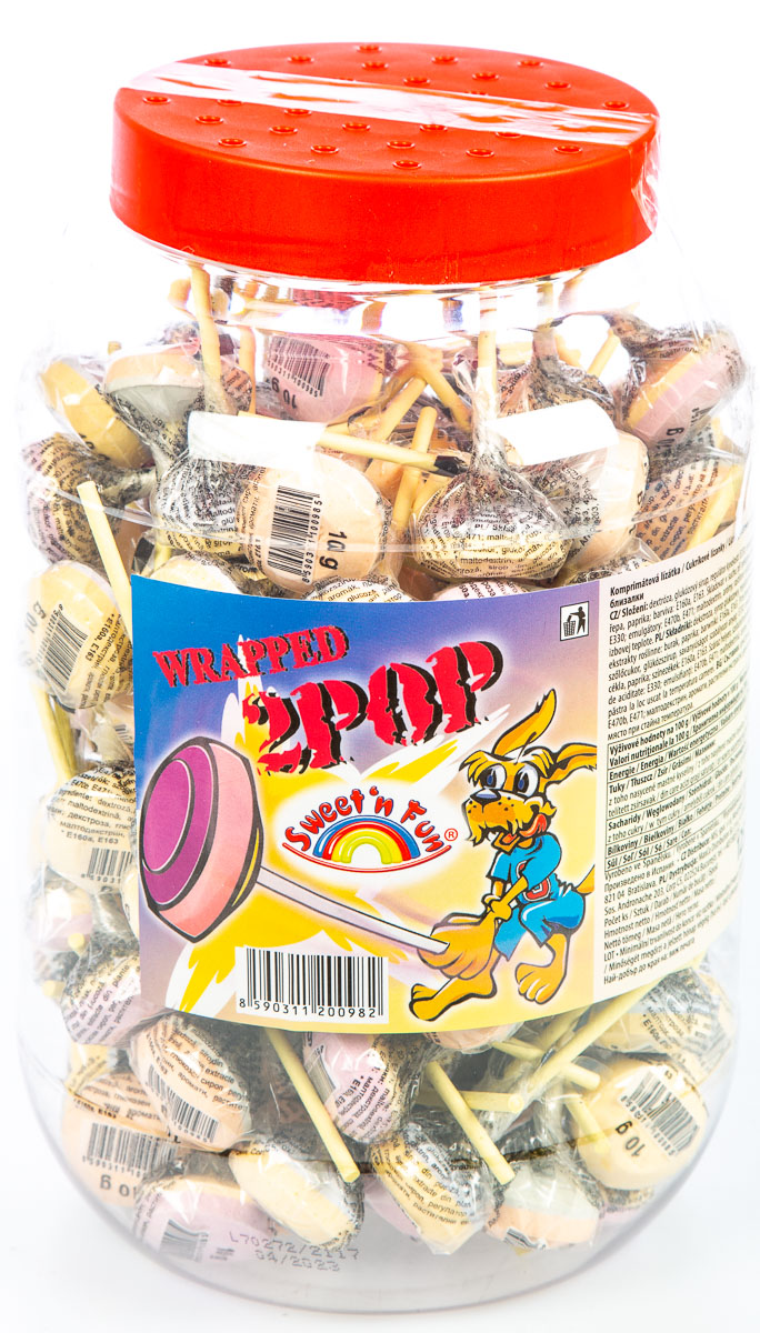 VIDAL Lízátko z hroznového cukru 125 x 7,6 g