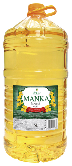 FABIO PRODUKT Manka Olej řepkový 5 l PET