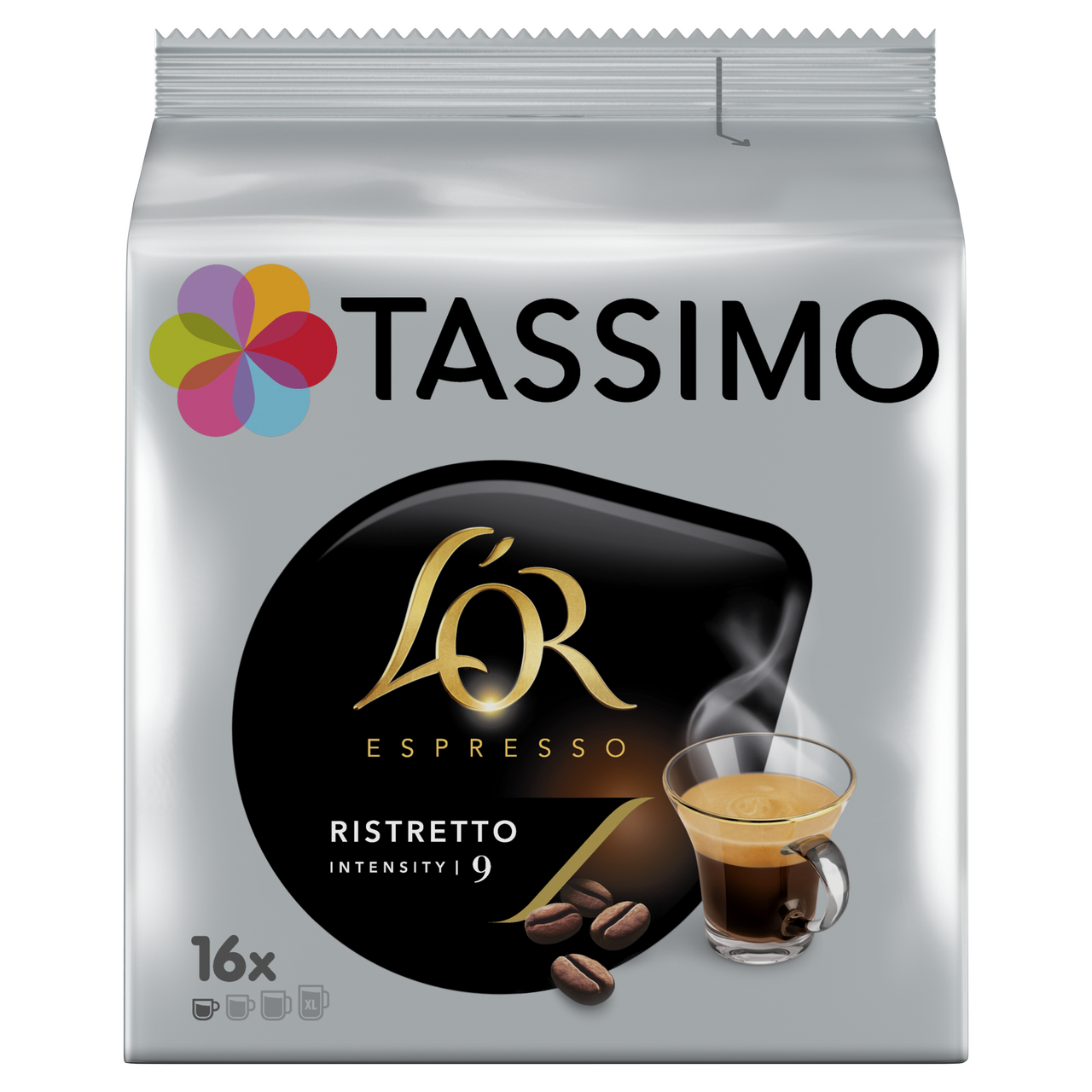 JACOBS TASSIMO Espresso Ristretto Kávové kapsle 16 ks