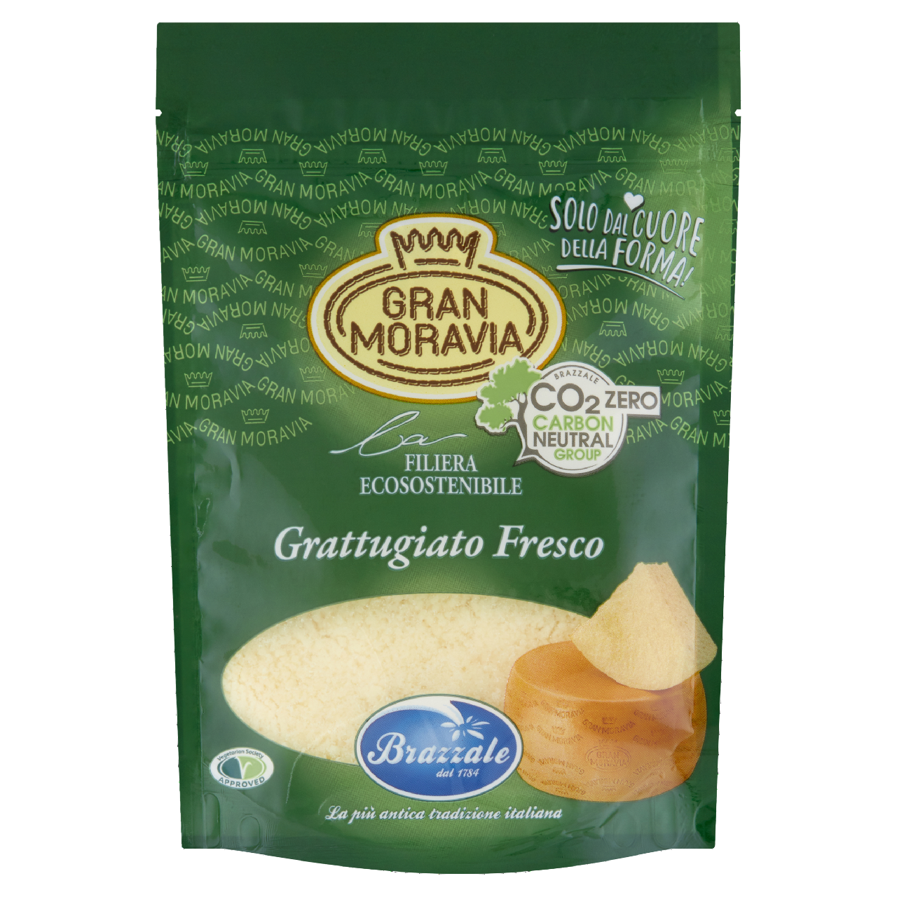 GRAN MORAVIA Sýr strouhaný chlaz. 60 g