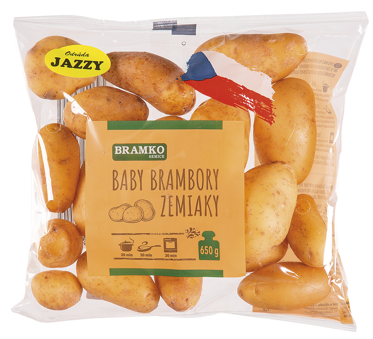 Brambory baby žluté Jazzy čerstvé 650 g