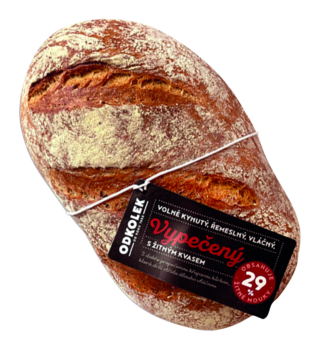 Chléb vypečený 29% žita nebalený 500 g