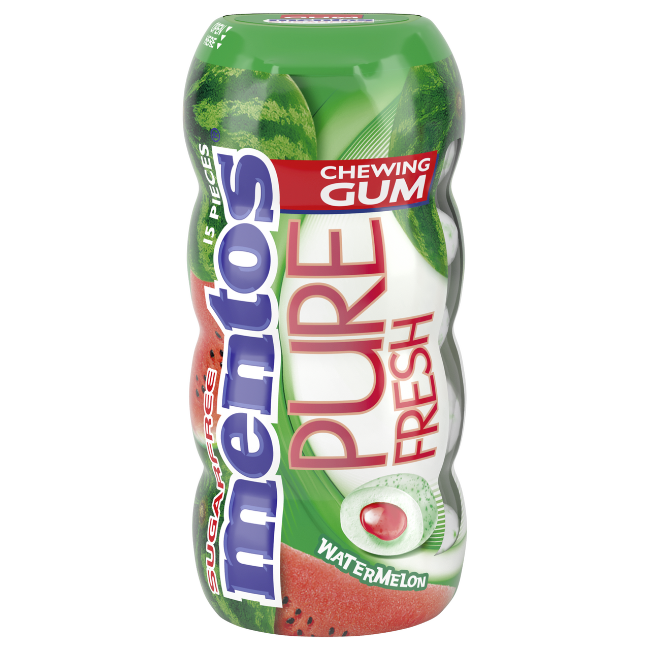 mentos Gum Pure Fresh Watermelon žvýkačky 10 x 30 g